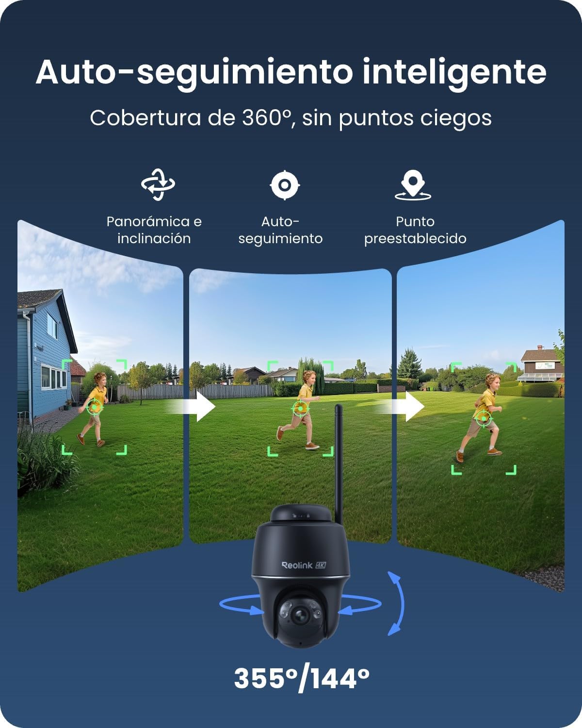 Detalle de Reolink Argus PT Ultra 8MP 4K 360° PTZ