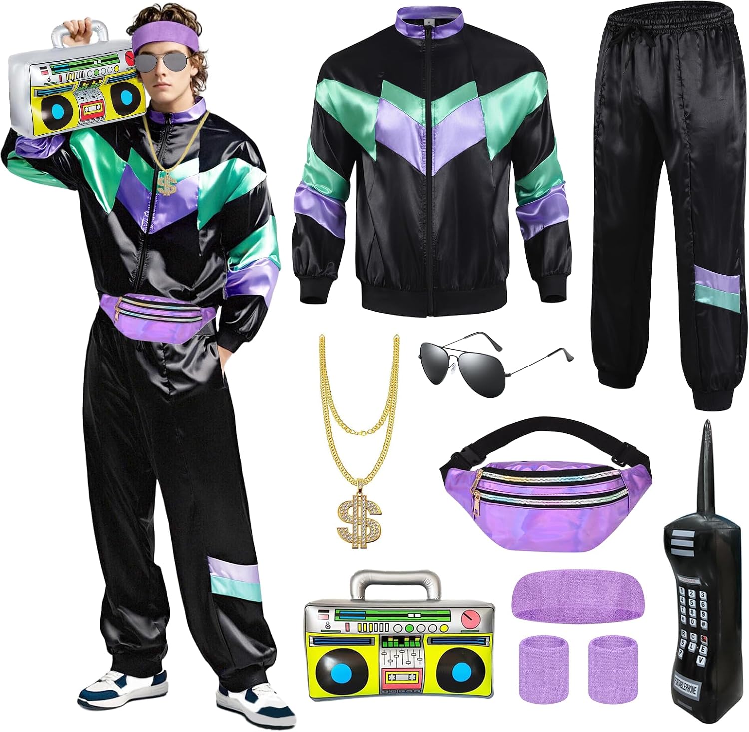 Detalle de Xerteam 80s 90s Fancy Dress