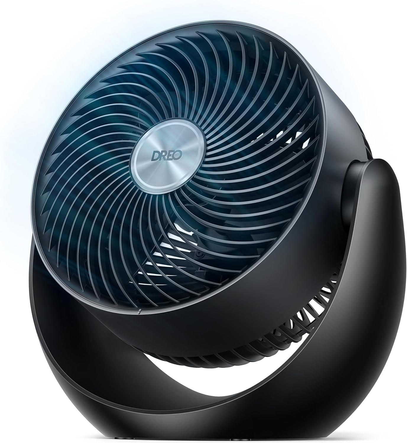 Dreo Fan for Bedroom Table Air Circulator (11-Inch) — TurboSilent Low-Noise Desk Fan with 3 Speeds and Adjustable Tilt