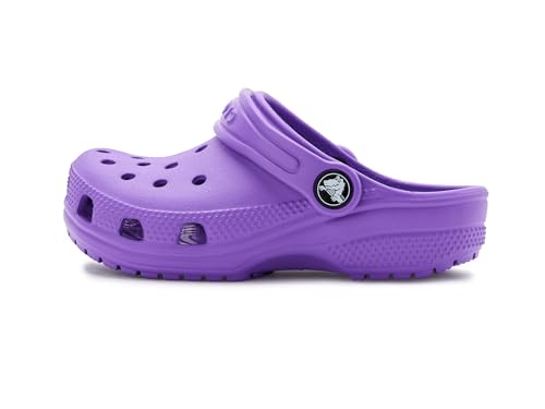 Detalle de Crocs Zuecos Clásicos Unisex para Niños Purple, 4 UK Child