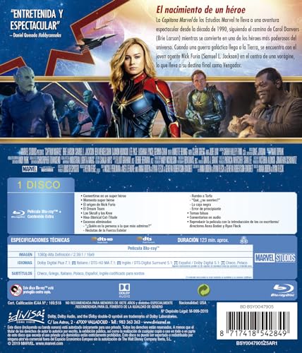 Thumbnail 1 de Capitana Marvel - Divisa Films