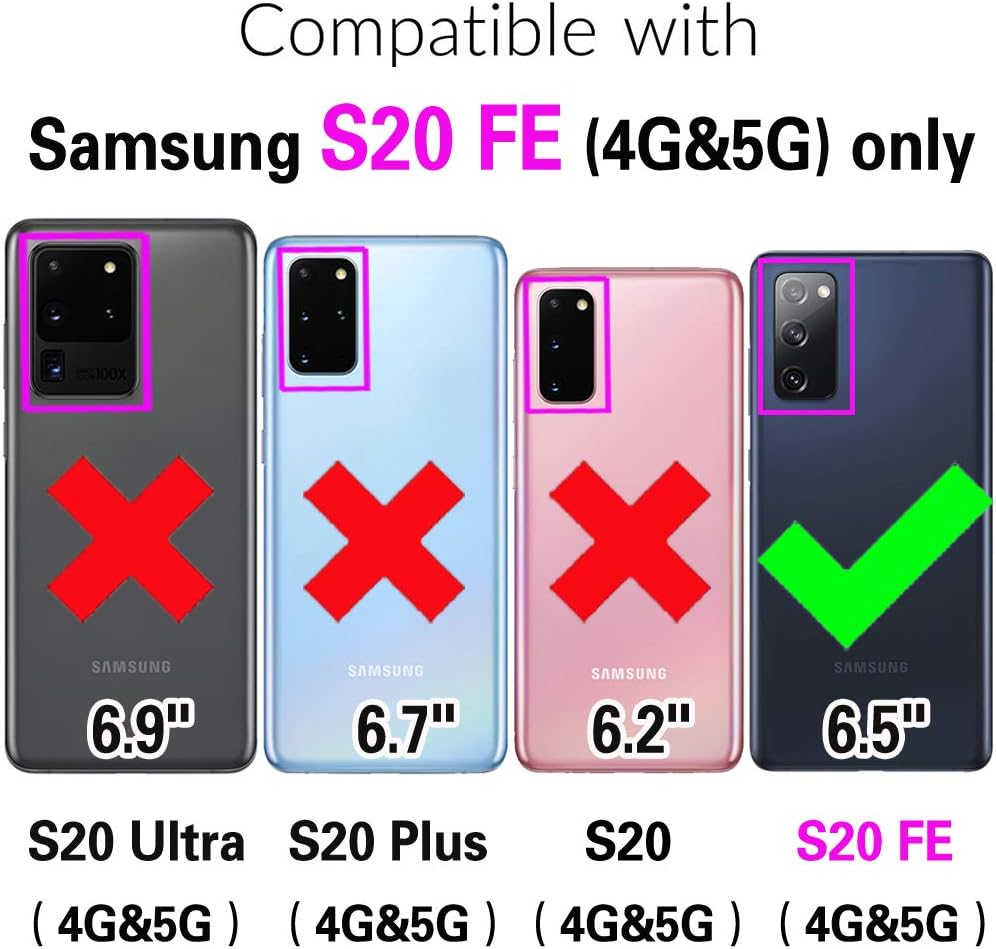 Thumbnail 1 de Asuwish Phone Case for Samsung Galaxy S20 FE (4G/5G UW) with Screen Protector – Blue