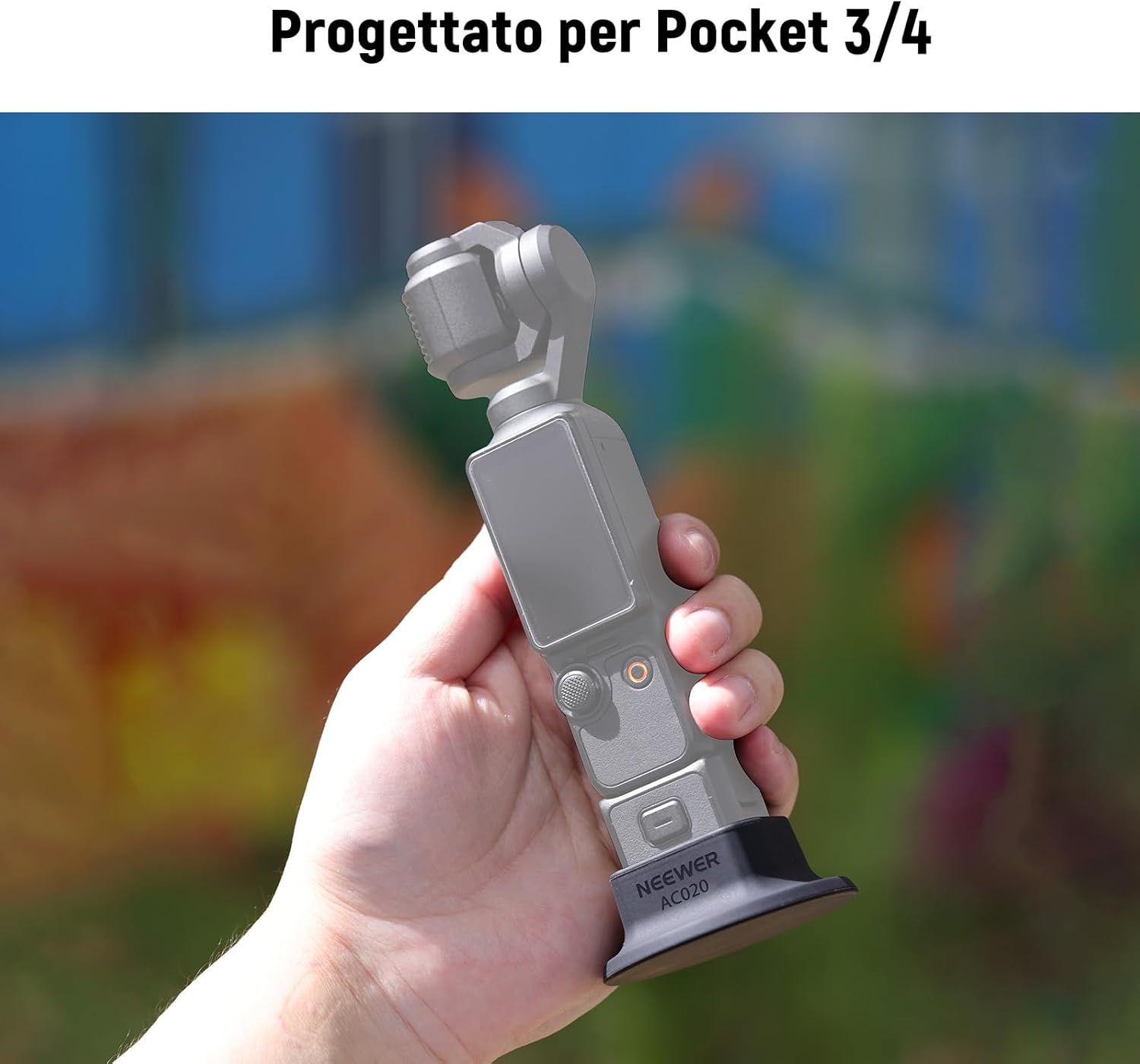 Thumbnail 1 de NEEWER Base di supporto in silicone per DJI Osmo Pocket 4&3 (AC020) antiscivolo e antigraffio