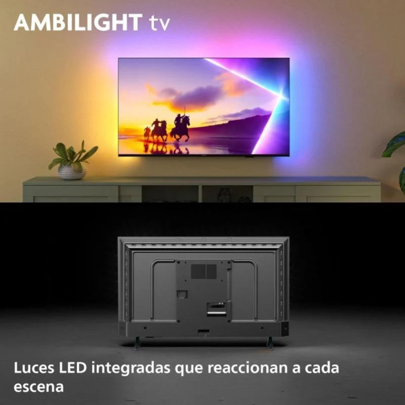 Thumbnail 1 de Philips QLED 43PUS8400 43" 4K Ambilight: inmersión total con Dolby Atmos y Titan OS