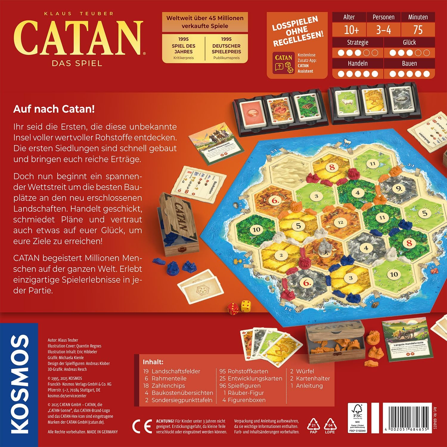 Detalle de KOSMOS Catan – Das Basisspiel Siedler von Catan