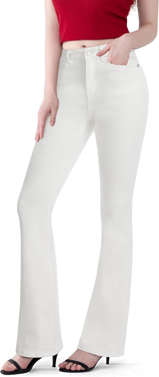 Detalle de FLYING BANANA Women's Denim Bootcut Jeans