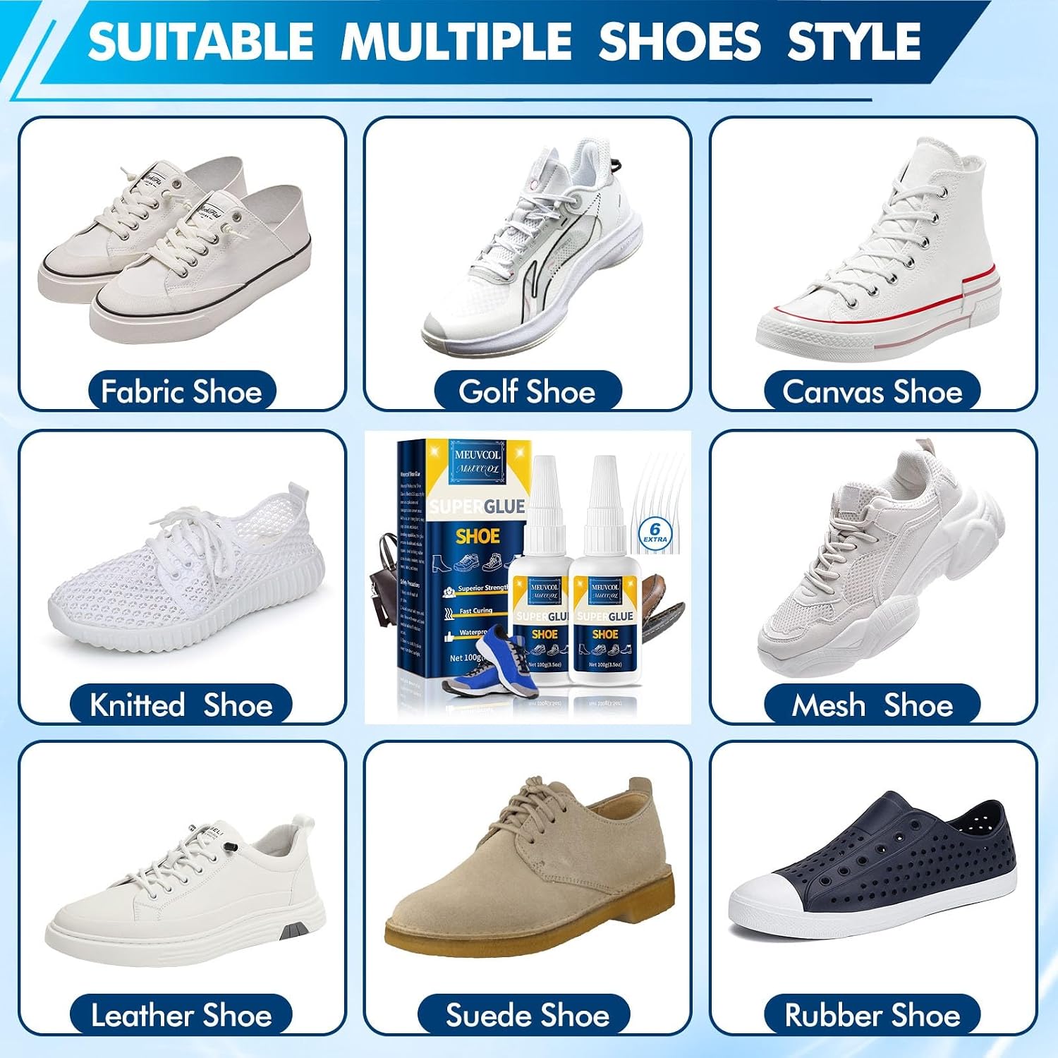Thumbnail 2 de Shoe Glue Sole Repair 100g – Fast Bonding & Waterproof Strength for Sneakers, Boots and More