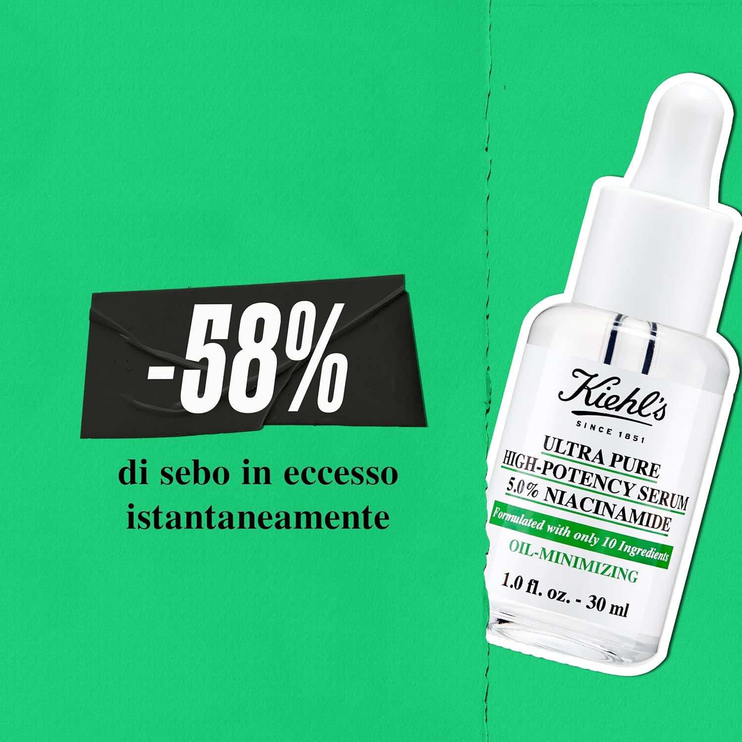 Thumbnail 5 de KIEHL'S Ultra Pure High-Potency Serum: siero efficace per pelli grasse con Niacinamide 5% (30 ml)