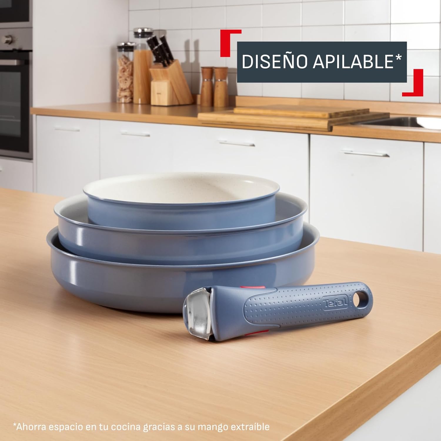 Detalle 2 de Tefal Ingenio Serenity juego 22/28 cm + cazo 20 cm