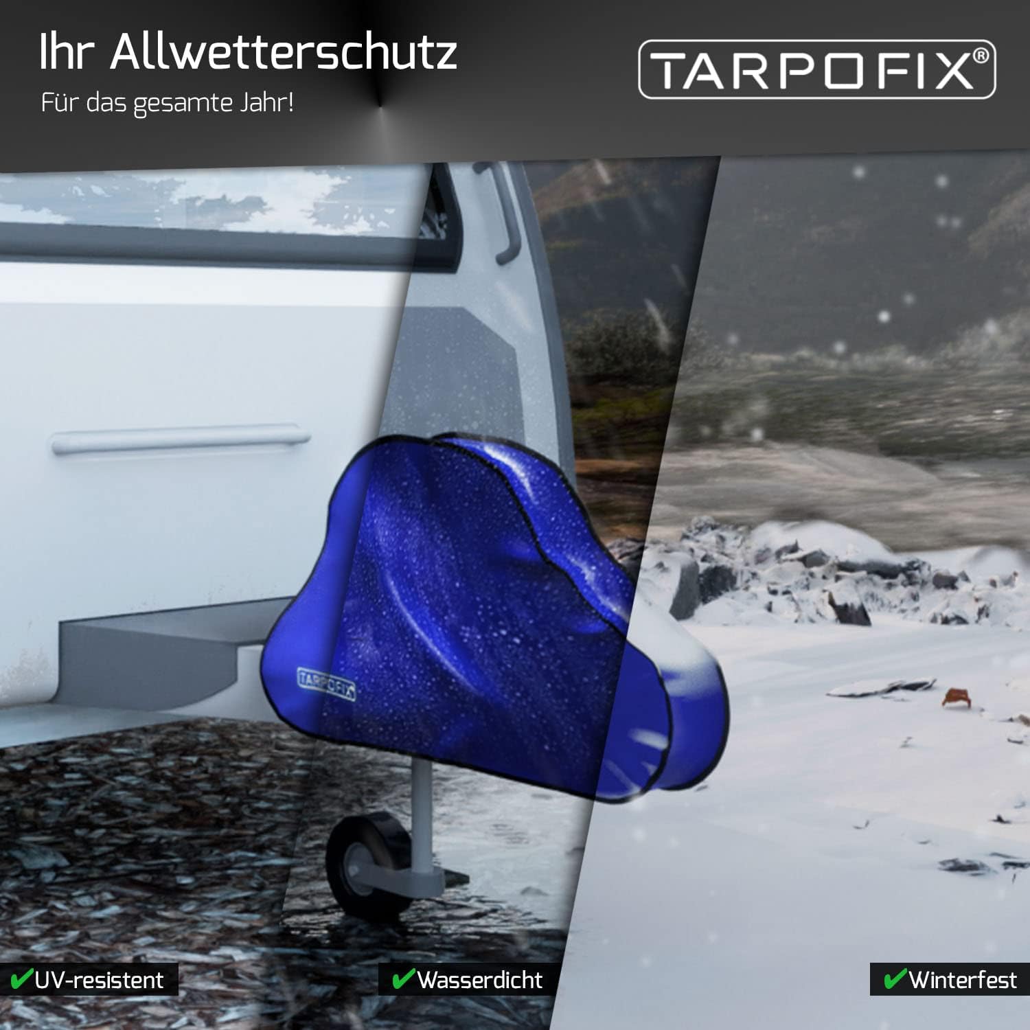 Thumbnail 4 de Tarpofix Deichselabdeckung Wohnwagen 3‑lagig