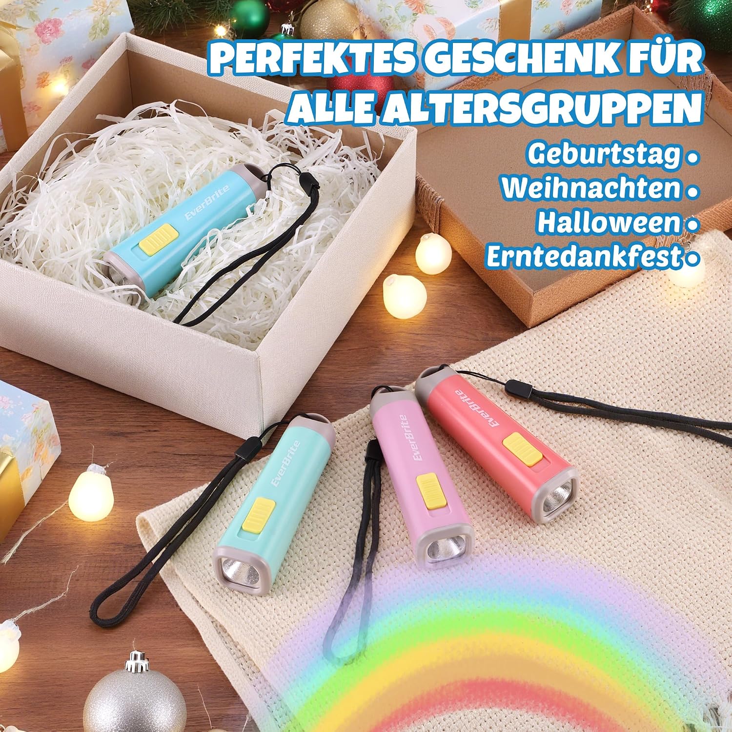 Thumbnail 6 de EverBrite LED Taschenlampe klein hellblau (Kunststoff, 1 W, für 3× AAA)