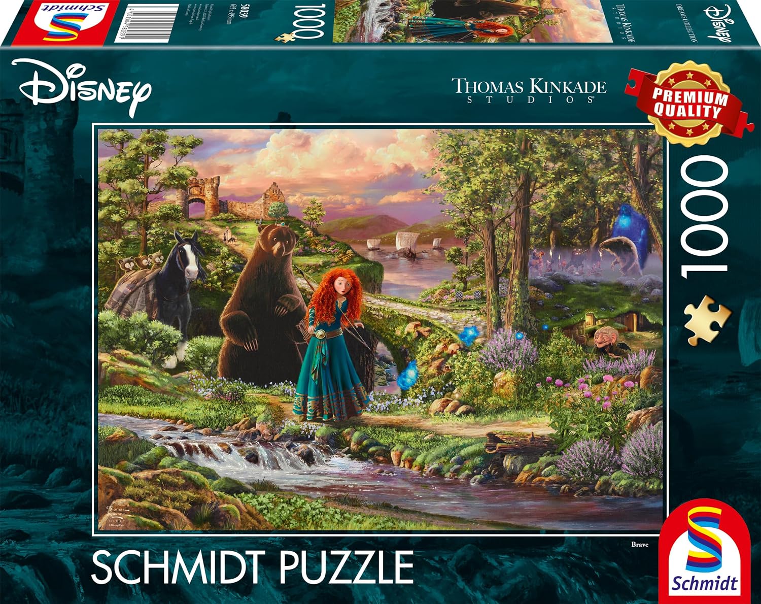Detalle de Schmidt Spiele 58039 Disney Merida Puzzle