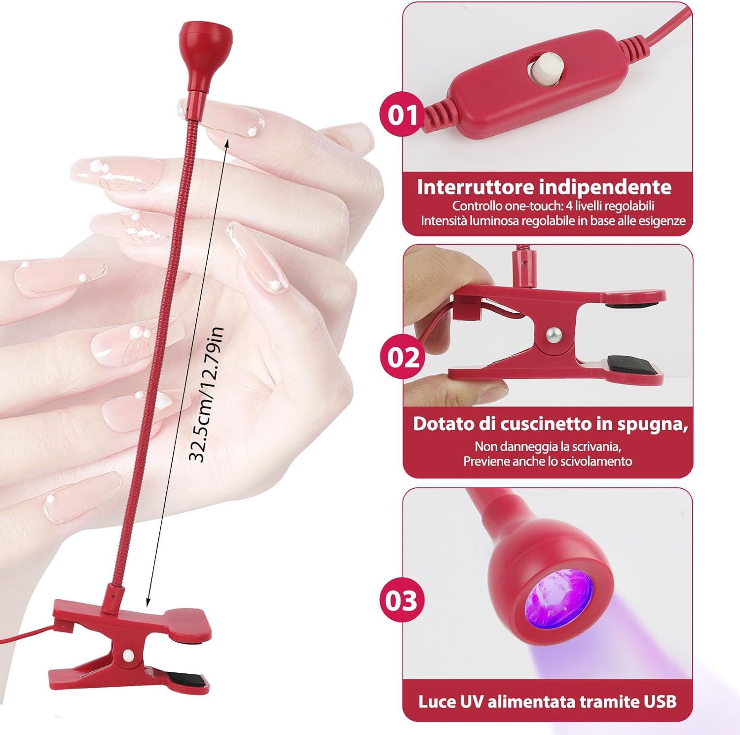 Thumbnail 1 de Lampada UV LED 5W Mini per unghie