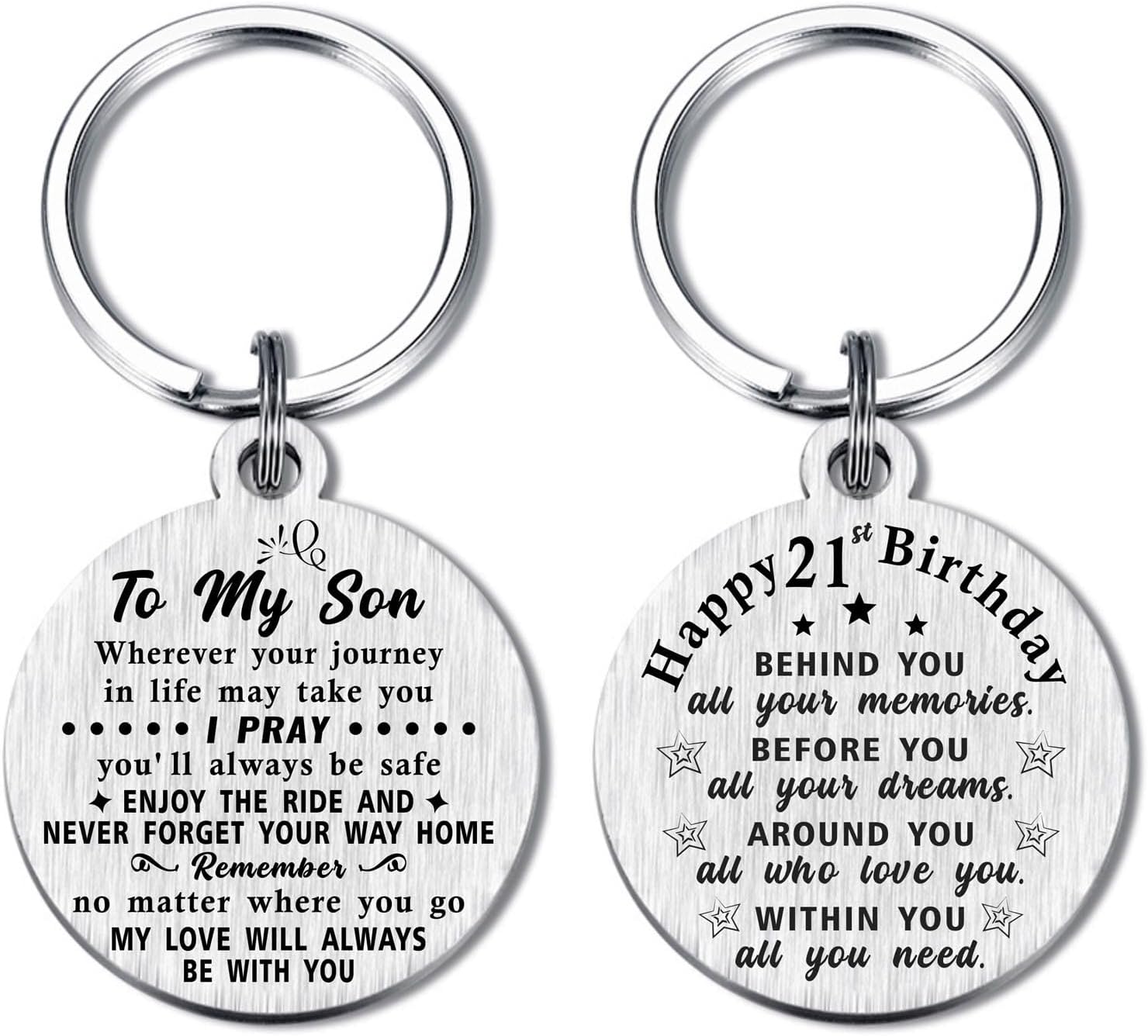 Thumbnail 5 de 21st Birthday keychain 2005, stainless steel