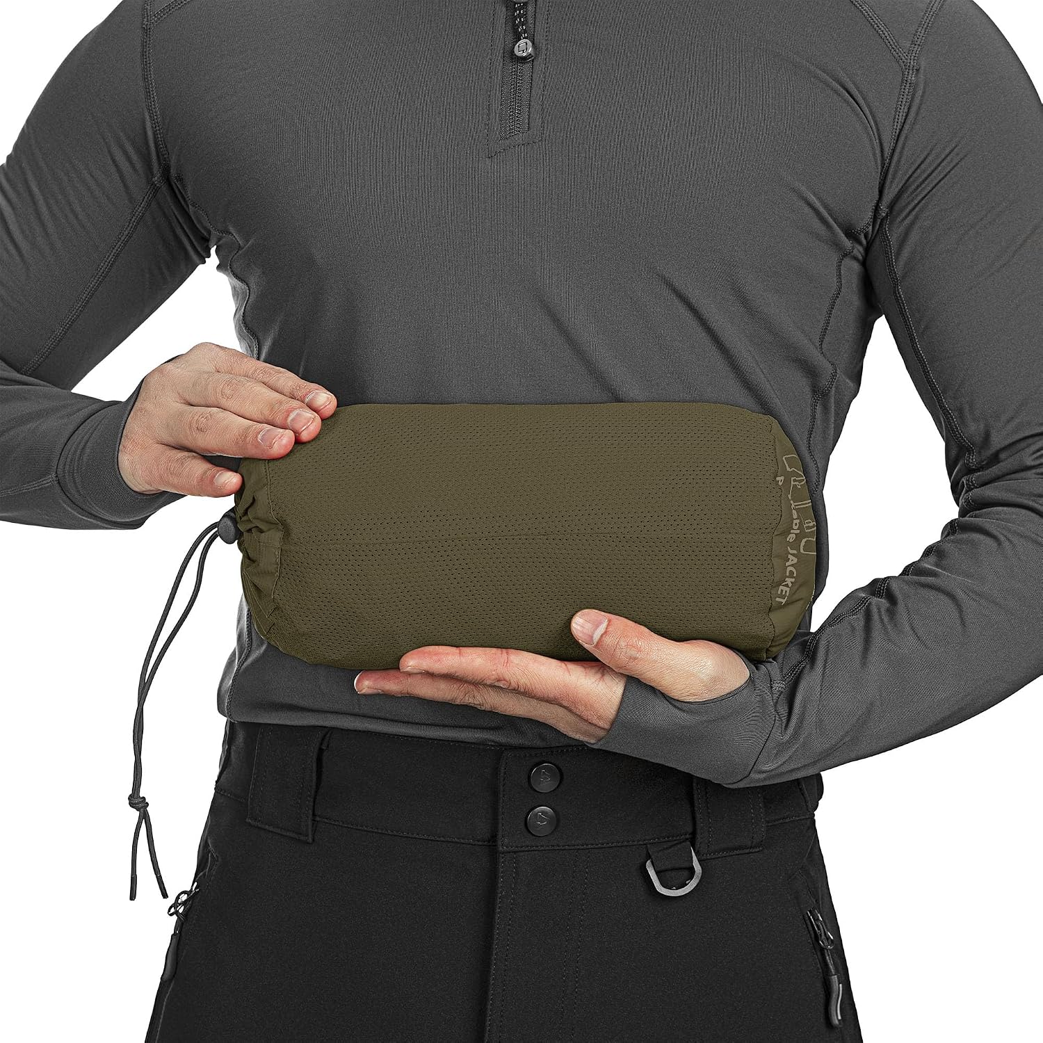 Detalle 2 de 33,000ft Regenjacke Herren, wasserdicht 8000