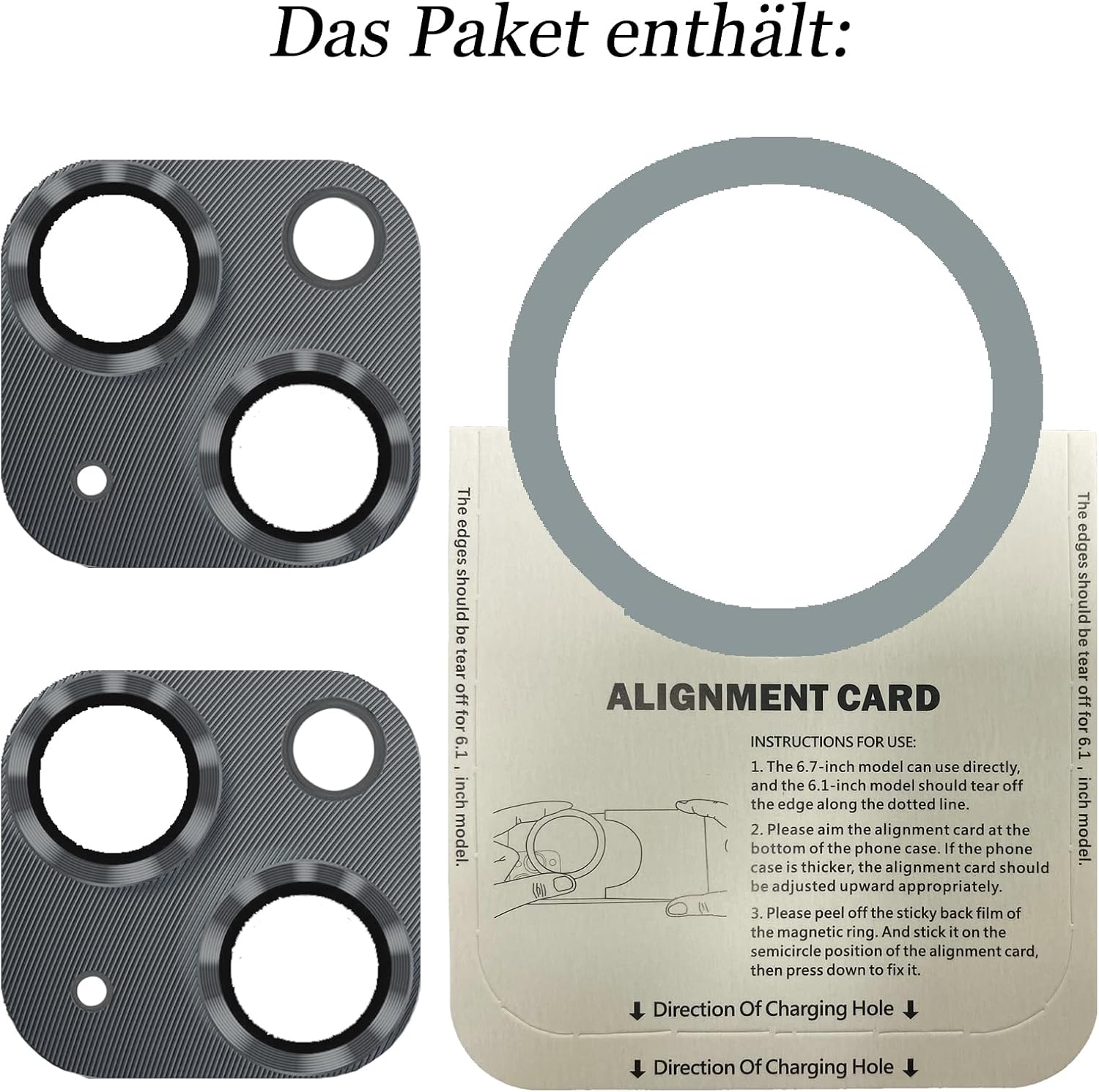 Detalle de Leedia Kameraschutz iPhone 13 6,1"