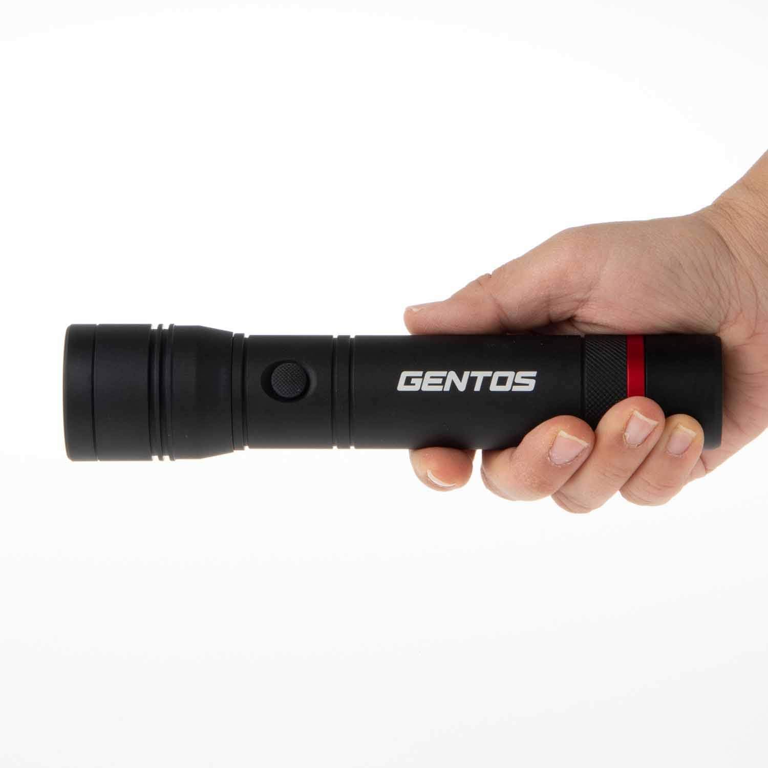 Detalle de GENTOS RX-022DS LED懐中電灯 600ルーメン・4段階調光・フォーカスコントロール