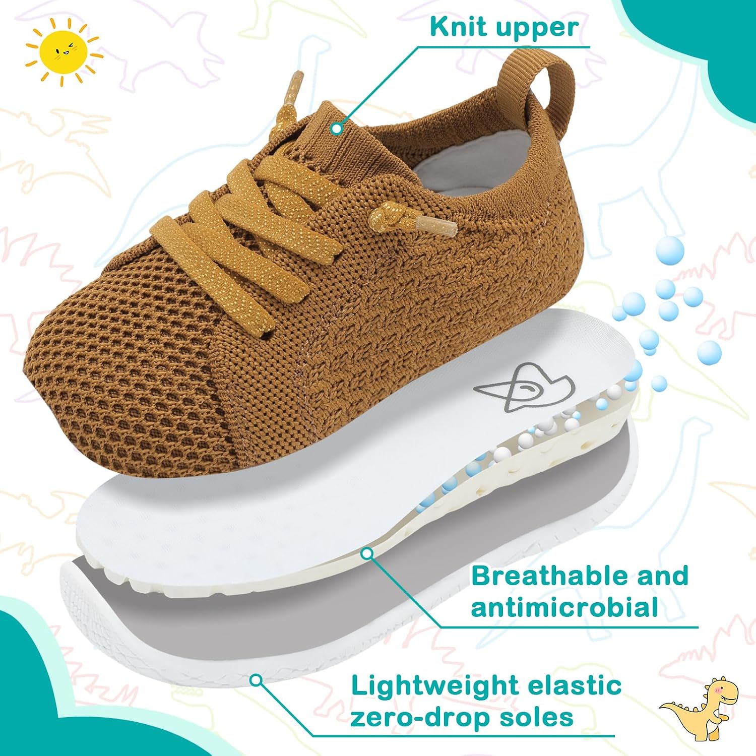 Thumbnail 4 de JOINFREE Toddler Barefoot Trainers (Wide Fit) – breathable slip-on shoes for walking & play