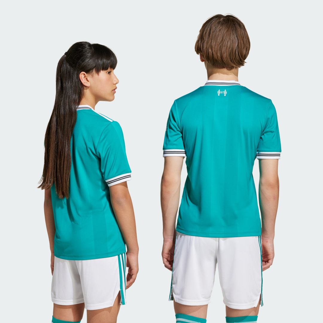 Detalle 2 de Camiseta tercera Liverpool FC 25/26 de Adidas — verde, para fans que quieren variar su look