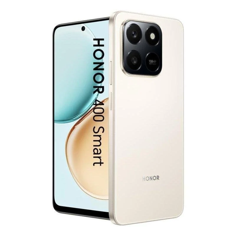 Detalle 2 de HONOR 400 Smart 4G 6GB + 128GB – Pantalla 6.77", batería de 6500 mAh y cámara de 108 MP (Color Oro)