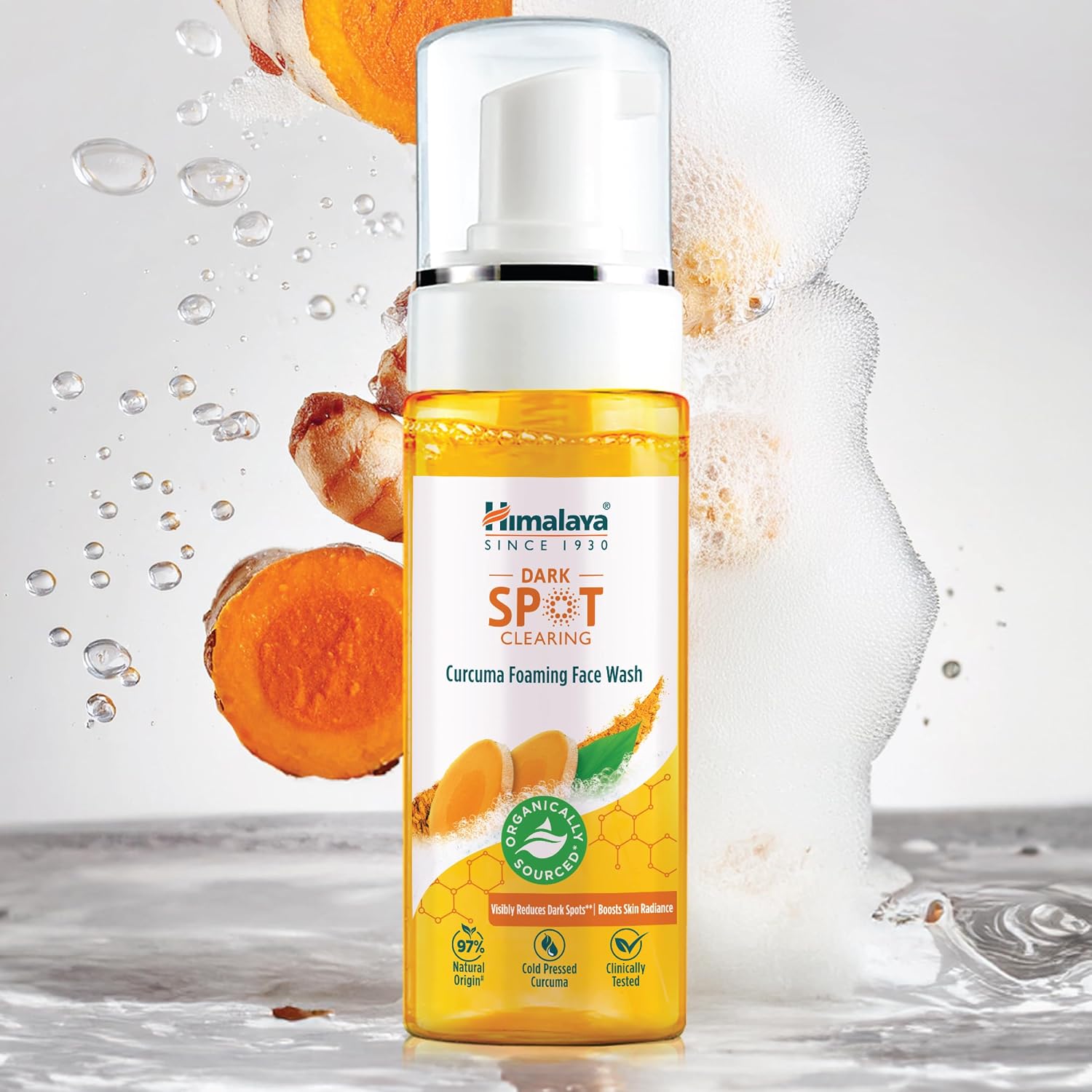 Detalle de Himalaya Dark Spot Clearing Kurkuma schäumendes Gesichtswaschmittel, 150 ml