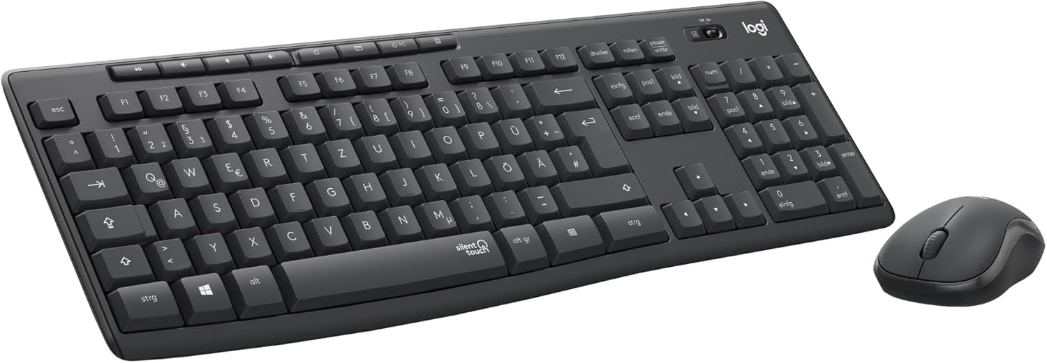 Detalle de Logitech MK270 Kabelloses Set mit Tastatur und Maus für Windows