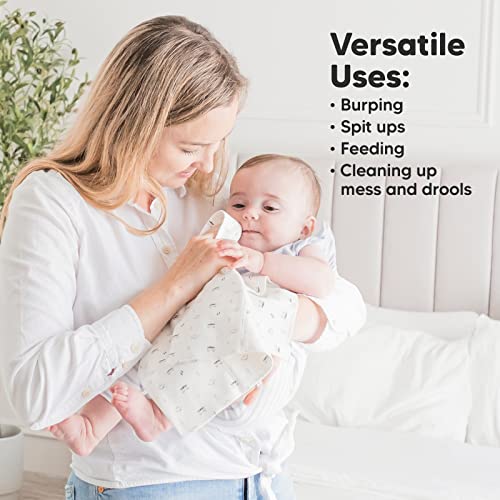 Thumbnail 6 de Organic Burp Cloths 6-Pack Large Cotton Baby Cloths