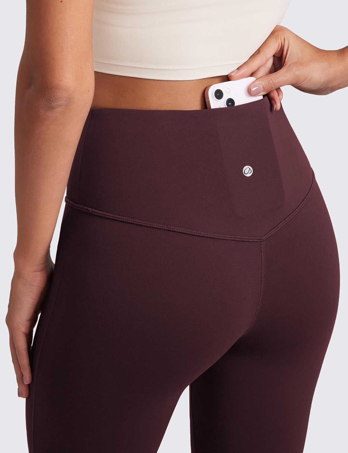 Thumbnail 4 de CRZ YOGA Donna Butterluxe Vita Alta Leggings Svasa con Tasca – Vita 79 cm
