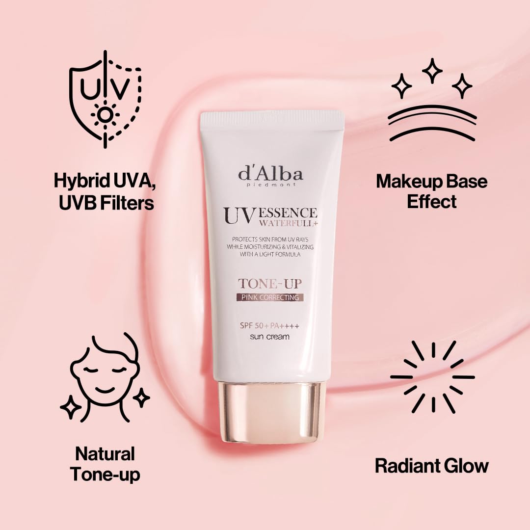Thumbnail 4 de d'alba Piedmont Waterfull Tone-Up Sunscreen Serum, SPF 50+, 2-Pack
