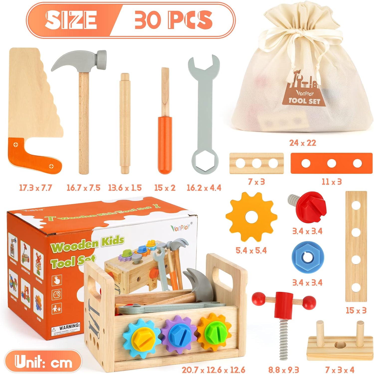 Thumbnail 5 de Vanplay Cassetta Attrezzi 30 pezzi