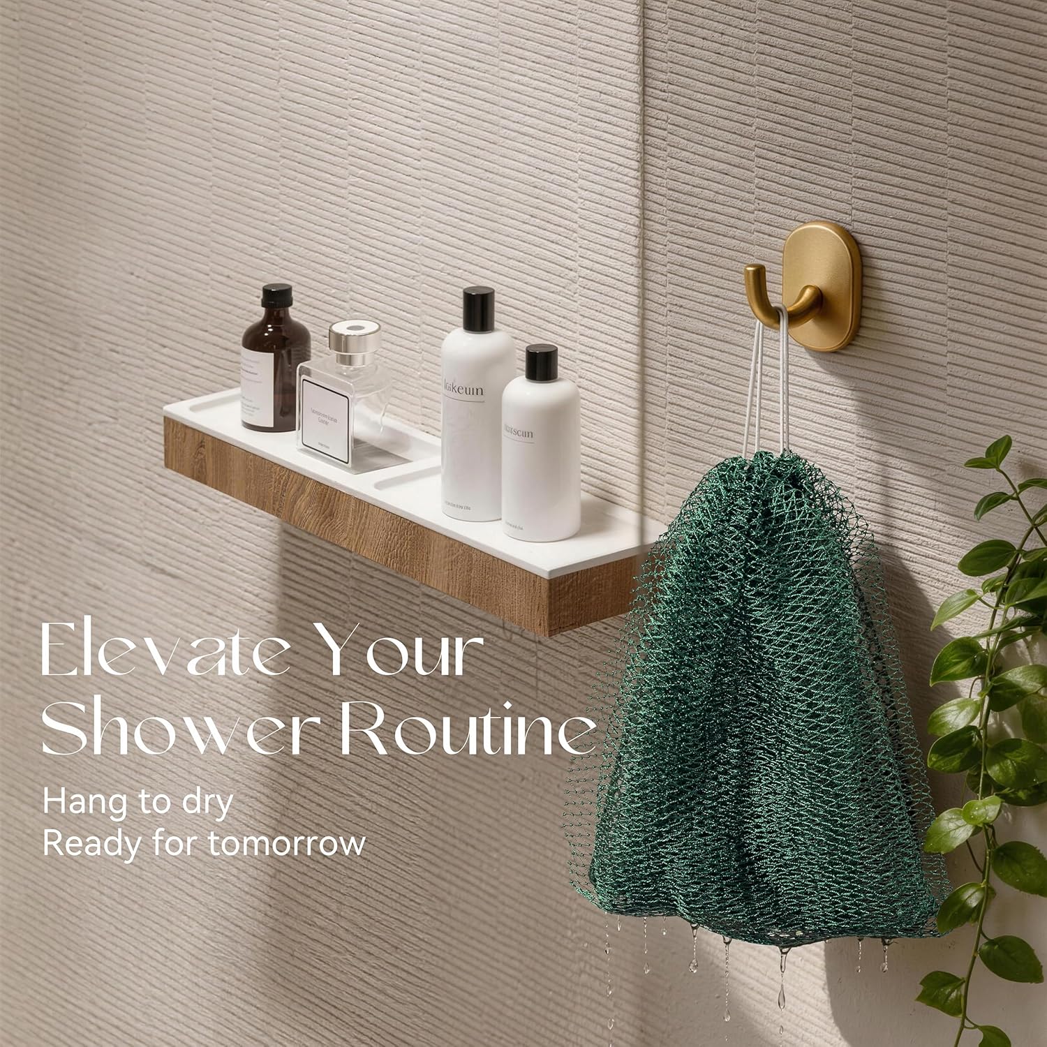 Detalle 2 de CORATED African Net Sponge 45" Shower Loofah
