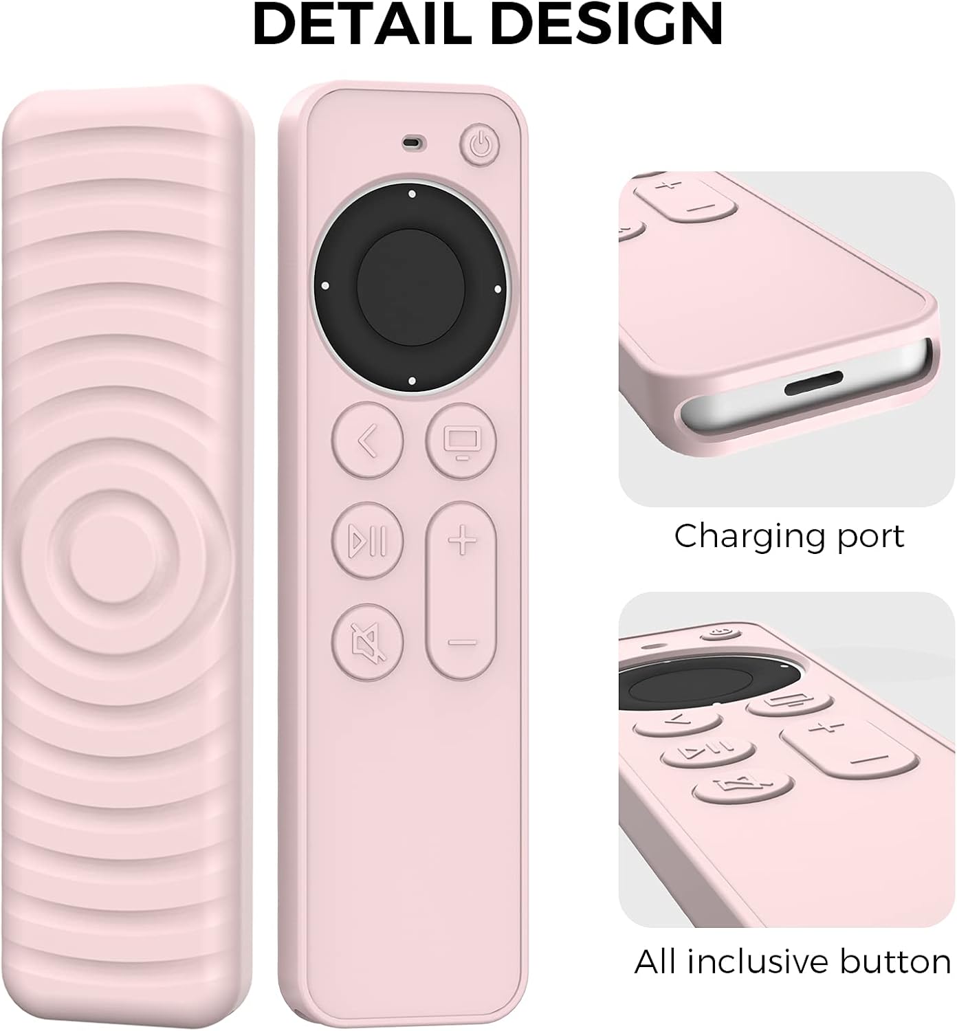 Thumbnail 2 de AHASTYLE Apple TV 4K Fernbedienung Hülle Rosa
