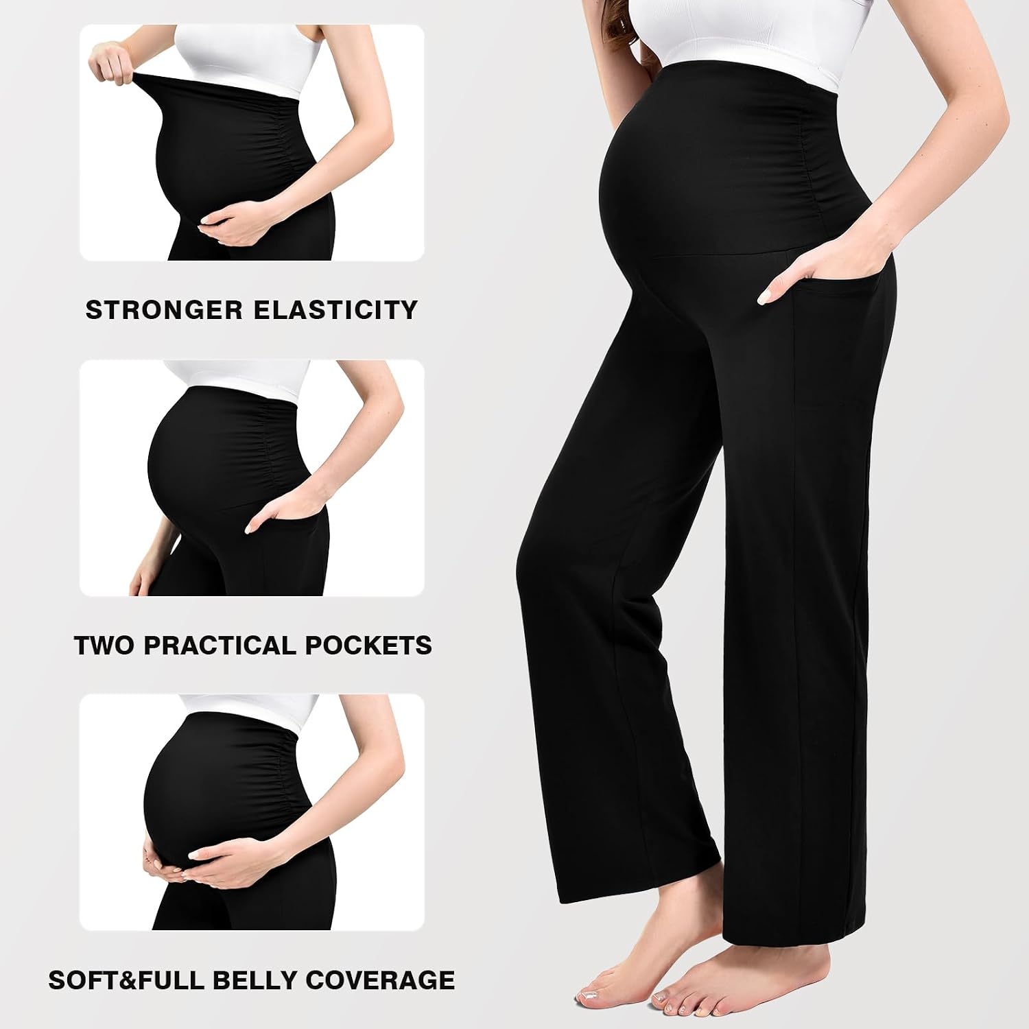 Thumbnail 4 de Ipletix Maternity Wide-Leg Pants