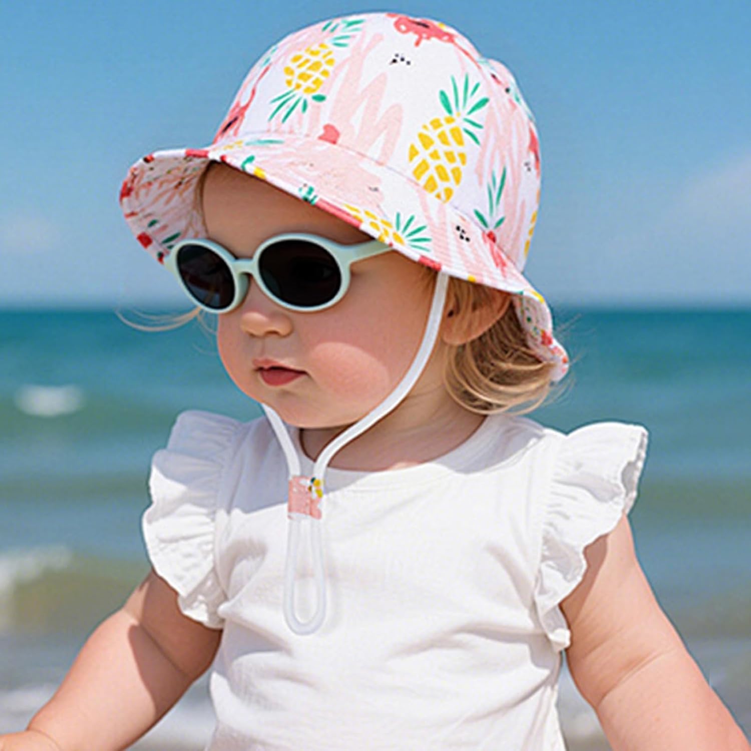 Thumbnail 2 de D Lolylad Baby Sunglasses (0–36 Months) | Polarised kids’ UV400 shades with adjustable strap