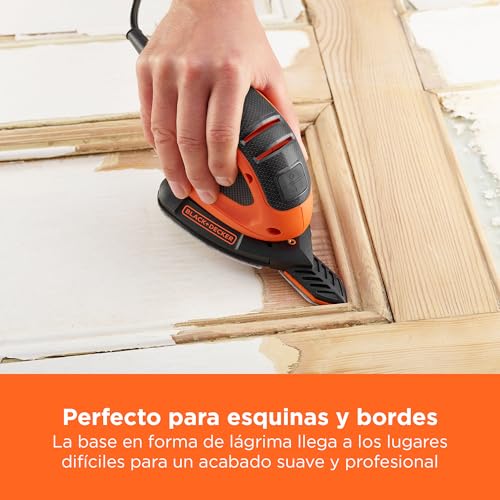 Thumbnail 9 de Black+Decker BEW230BC-QS Lijadora de Detalle Mouse 55 W: kit completo con 15 accesorios y bolsa
