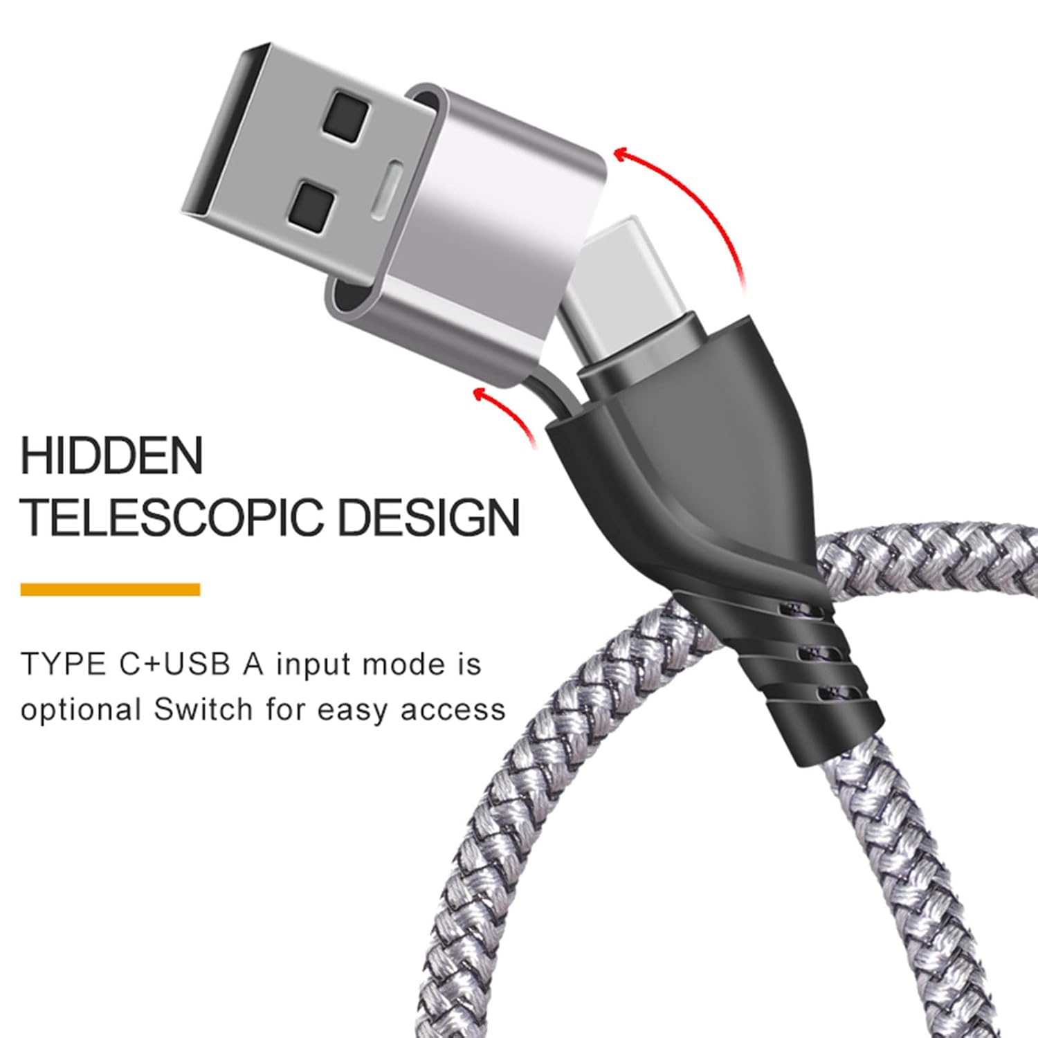 Detalle de Unillous Multi USB Kabel 5 in 1, 1,2 m