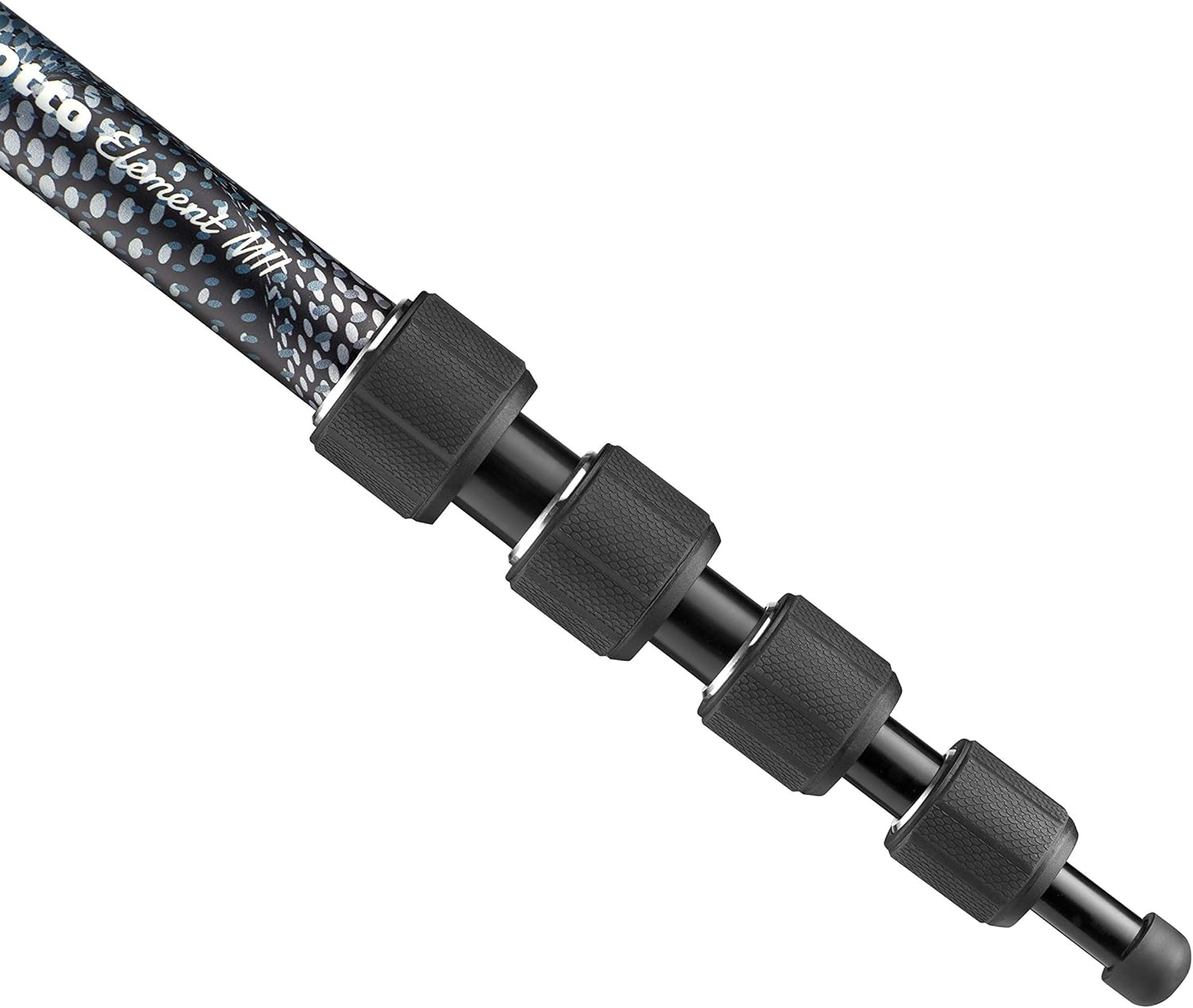 Thumbnail 3 de Manfrotto Element MII MMELMIIA5BK lightweight 5-section aluminium travel camera monopod