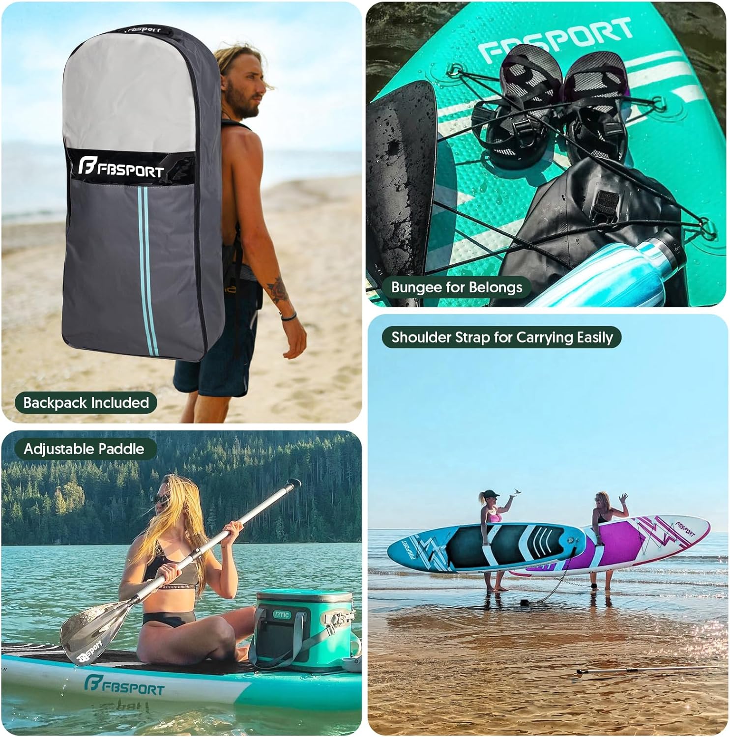 Thumbnail 6 de FBSPORT Aufblasbares SUP Board 15 cm đ