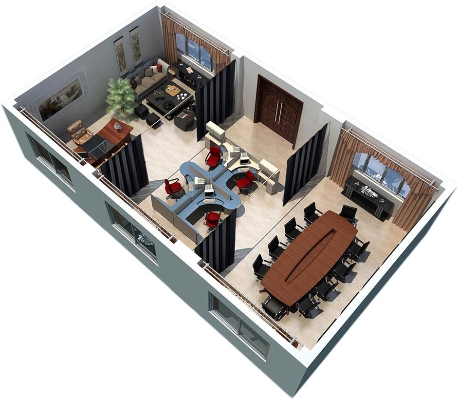 Thumbnail 6 de RYB HOME Blackout Thermal Insulated Blind Curtain (1 Panel) for Nursery, Sliding Glass Door, or Room Divider