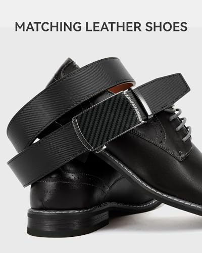 Detalle 2 de CHAOREN Belts for Men | 1 3/8" Ratchet Leather Belt for Jeans or Dress