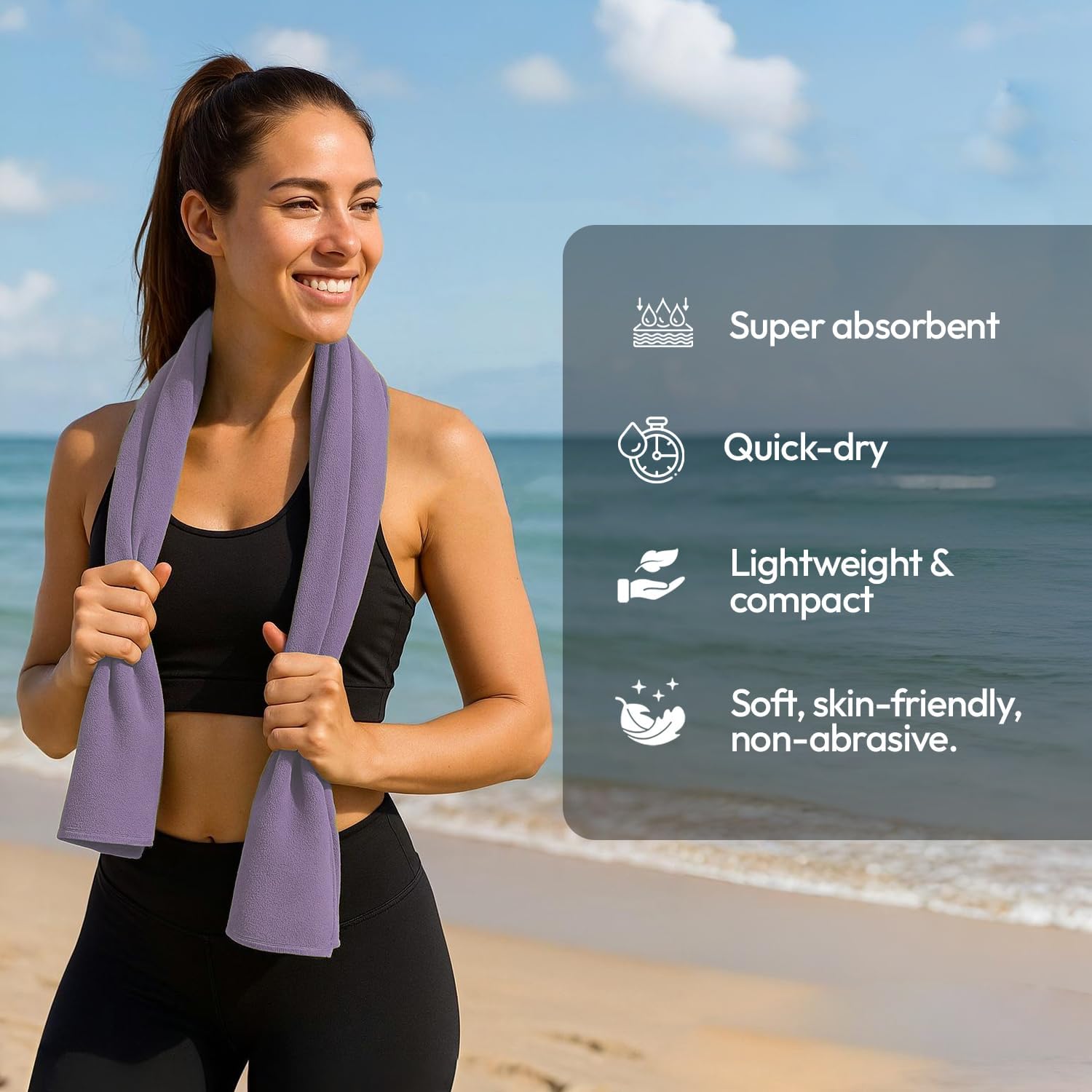 Thumbnail 2 de Azark Microfibre Towel quick dry XXL