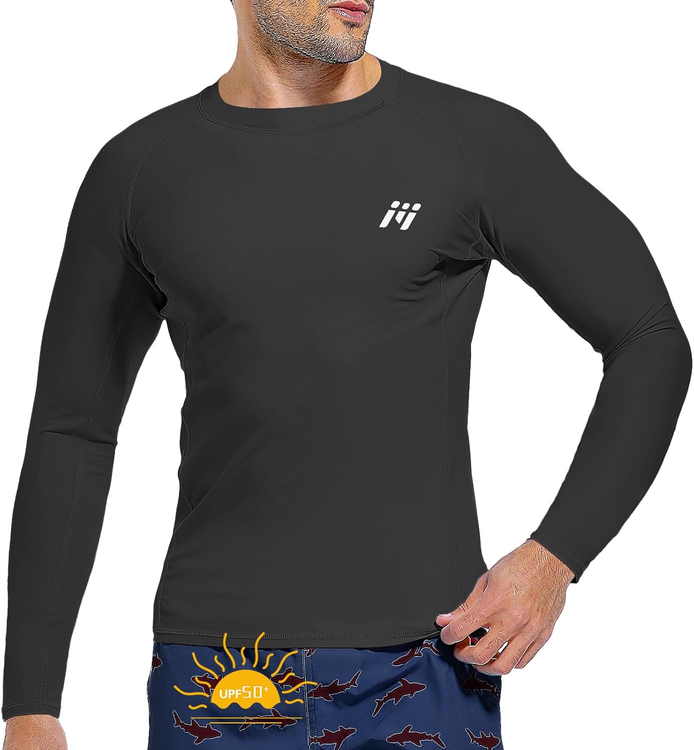 Thumbnail 6 de MEETWEE Rashguard Anti-UV Homme – UPF 50+ à manches courtes/longues, séchage rapide