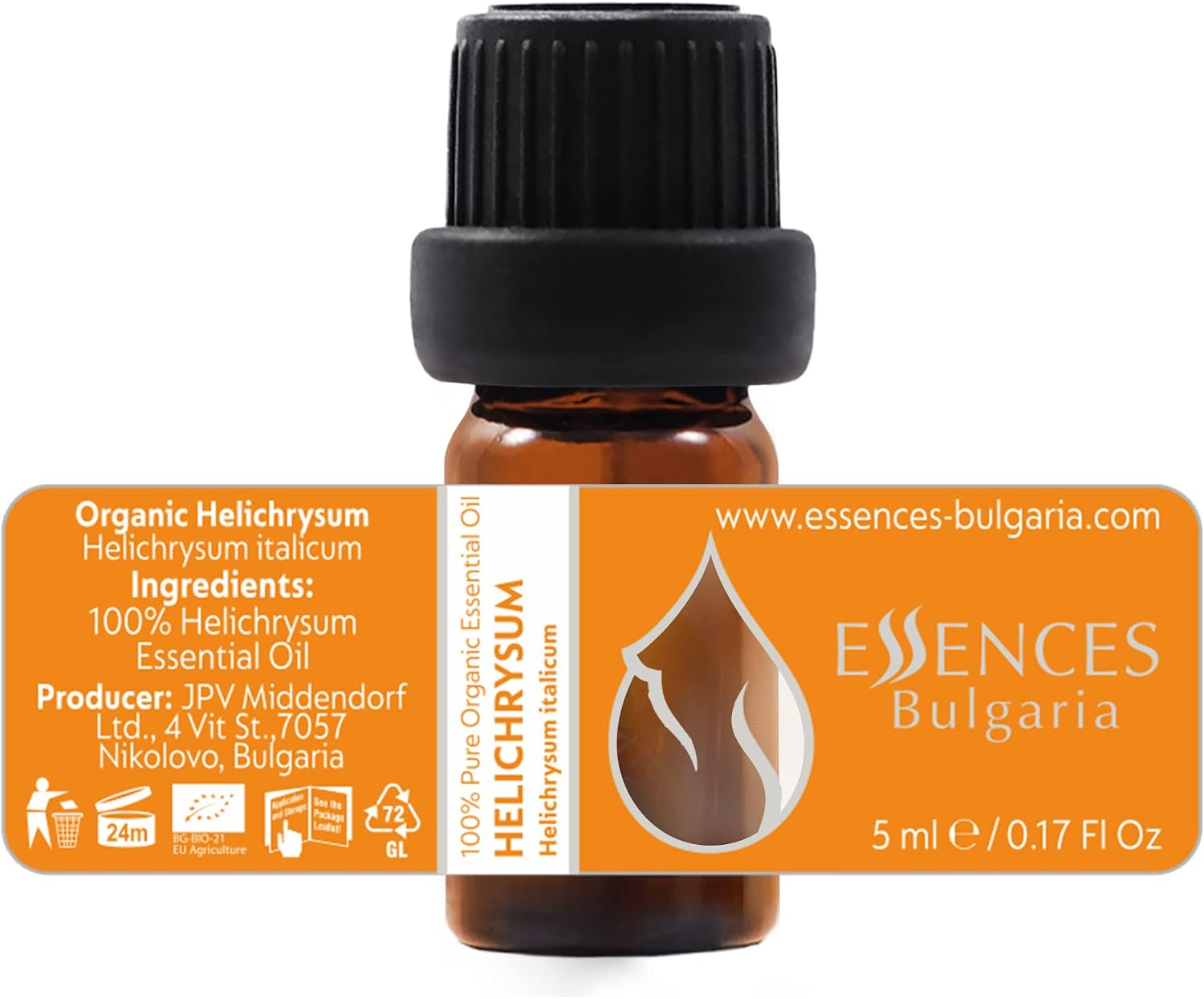 Detalle 1 de Essences Bulgaria Aceite Esencial de Helicriso Orgánico 10ml 🌼