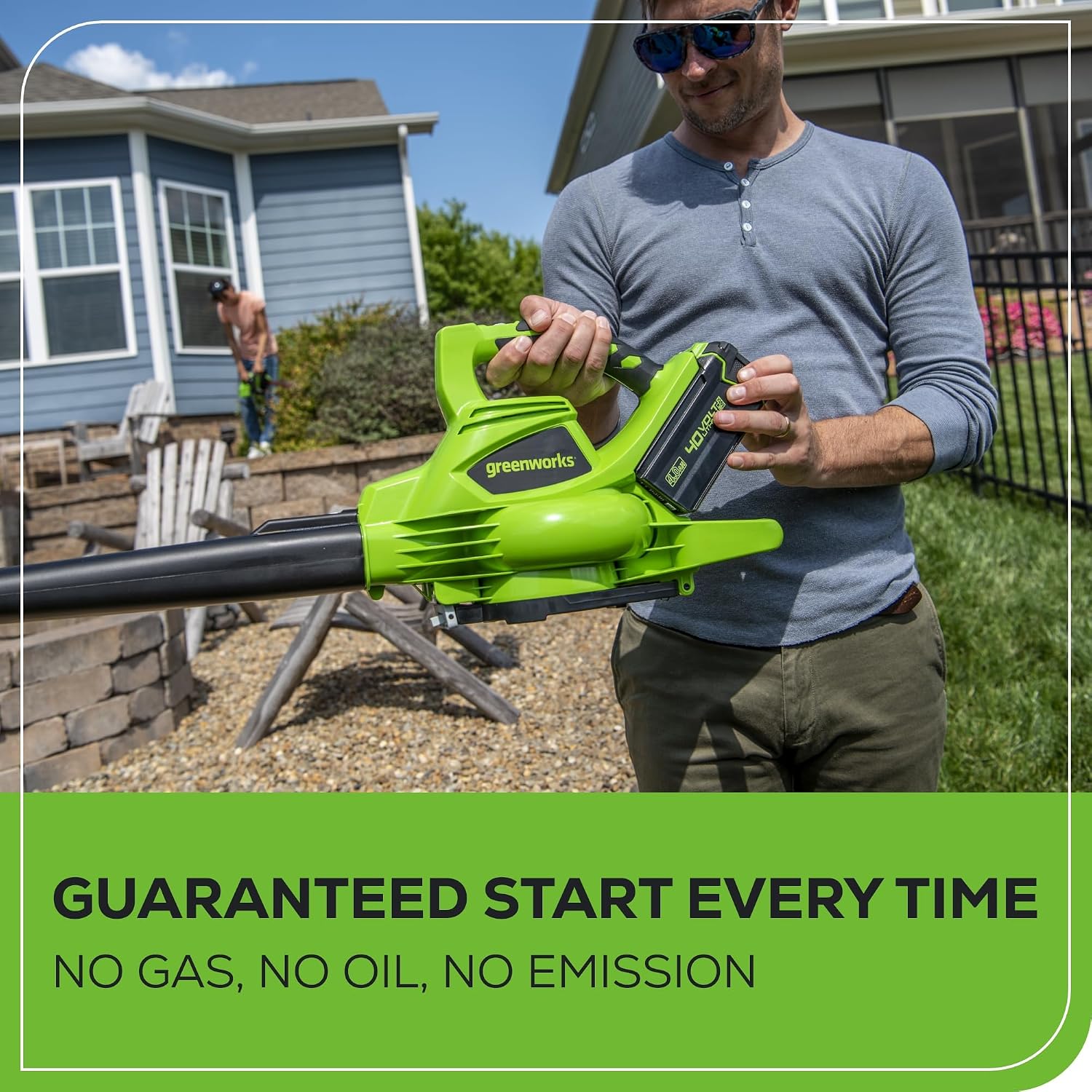 Detalle 2 de Greenworks 40V Leaf Blower and Vacuum
