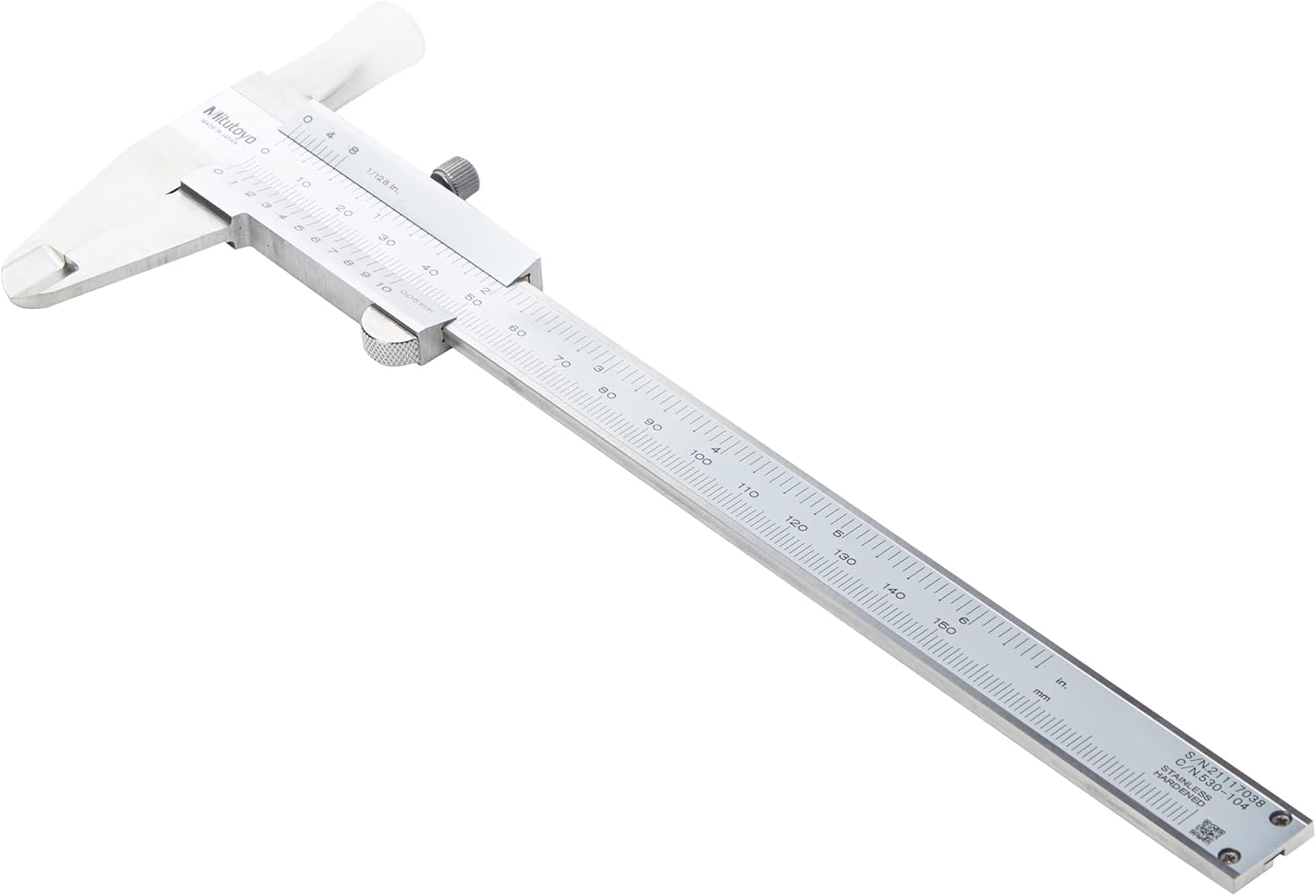 Detalle 2 de Mitutoyo Pied à coulisse à vernier 0-150 mm – précision 0,05 mm, depth gauge standard