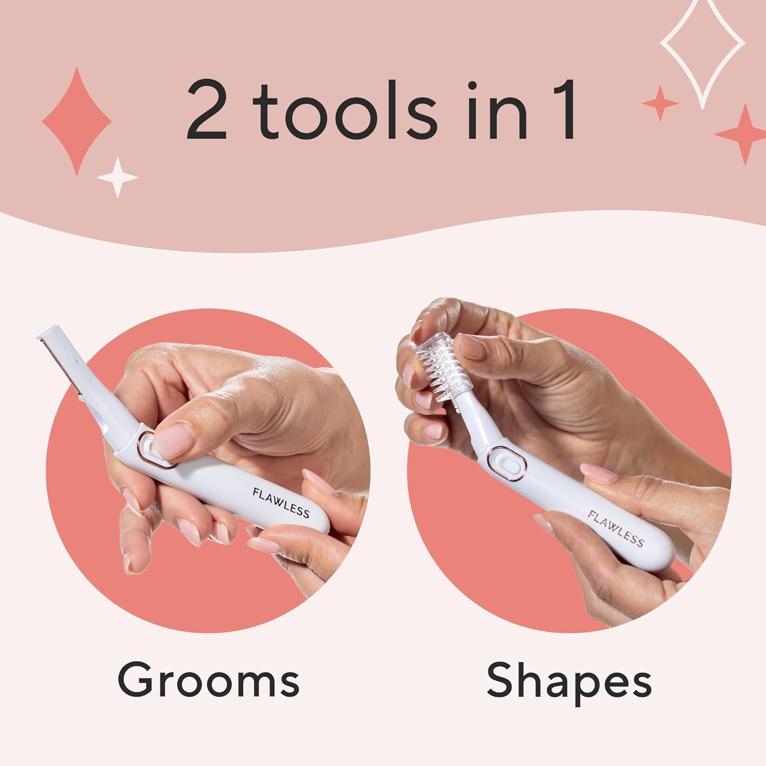 Detalle de Finishing Touch Flawless Bikini Trimmer & Hair Remover — Painless, Precision Grooming for Women