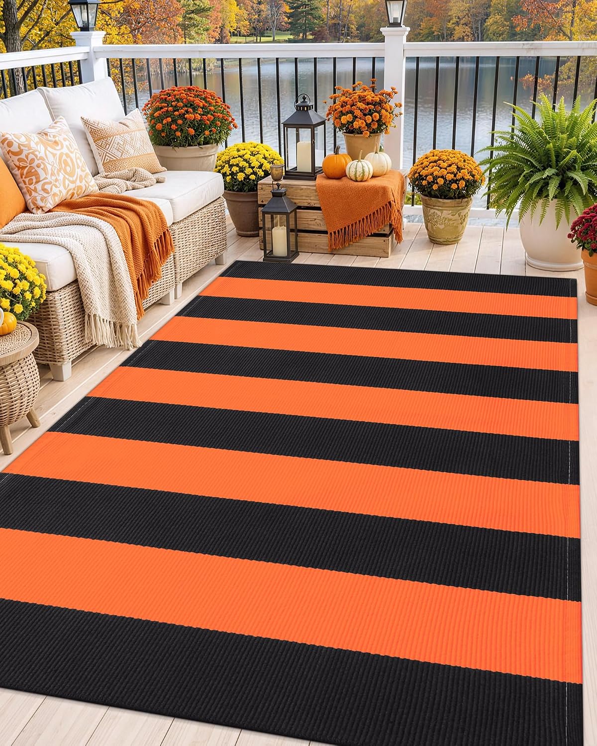 Detalle de Grandaily Cotton Rug 4' x 6