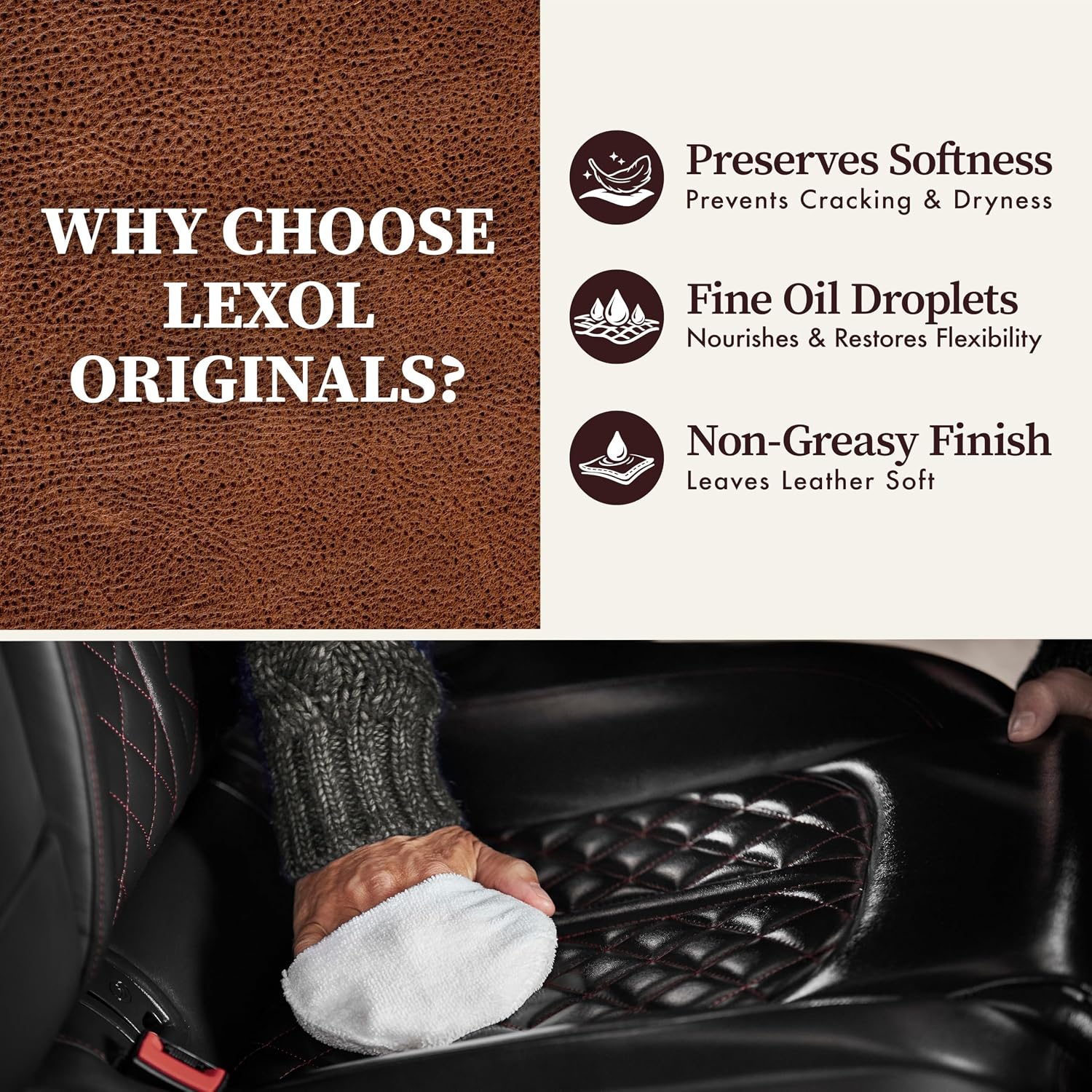 Detalle 2 de Lexol All Leather Conditioner 16.9 oz