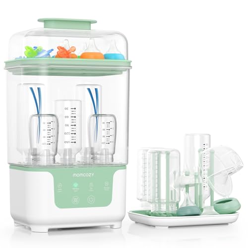 Momcozy Bottle Sterilizer and Dryer 6‑Bottle