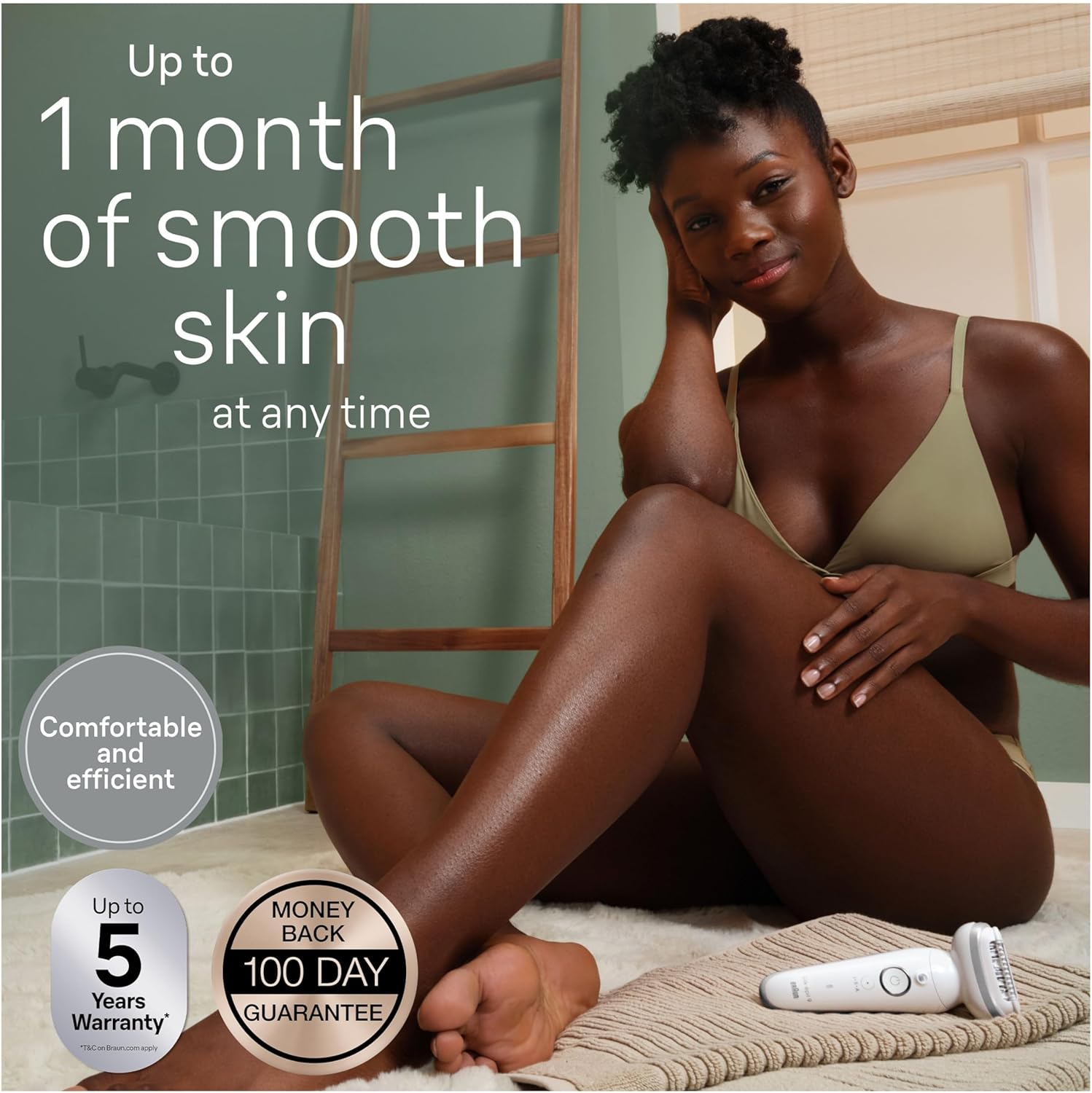 Detalle 2 de Braun Silk-épil 9 Epilator 1 month